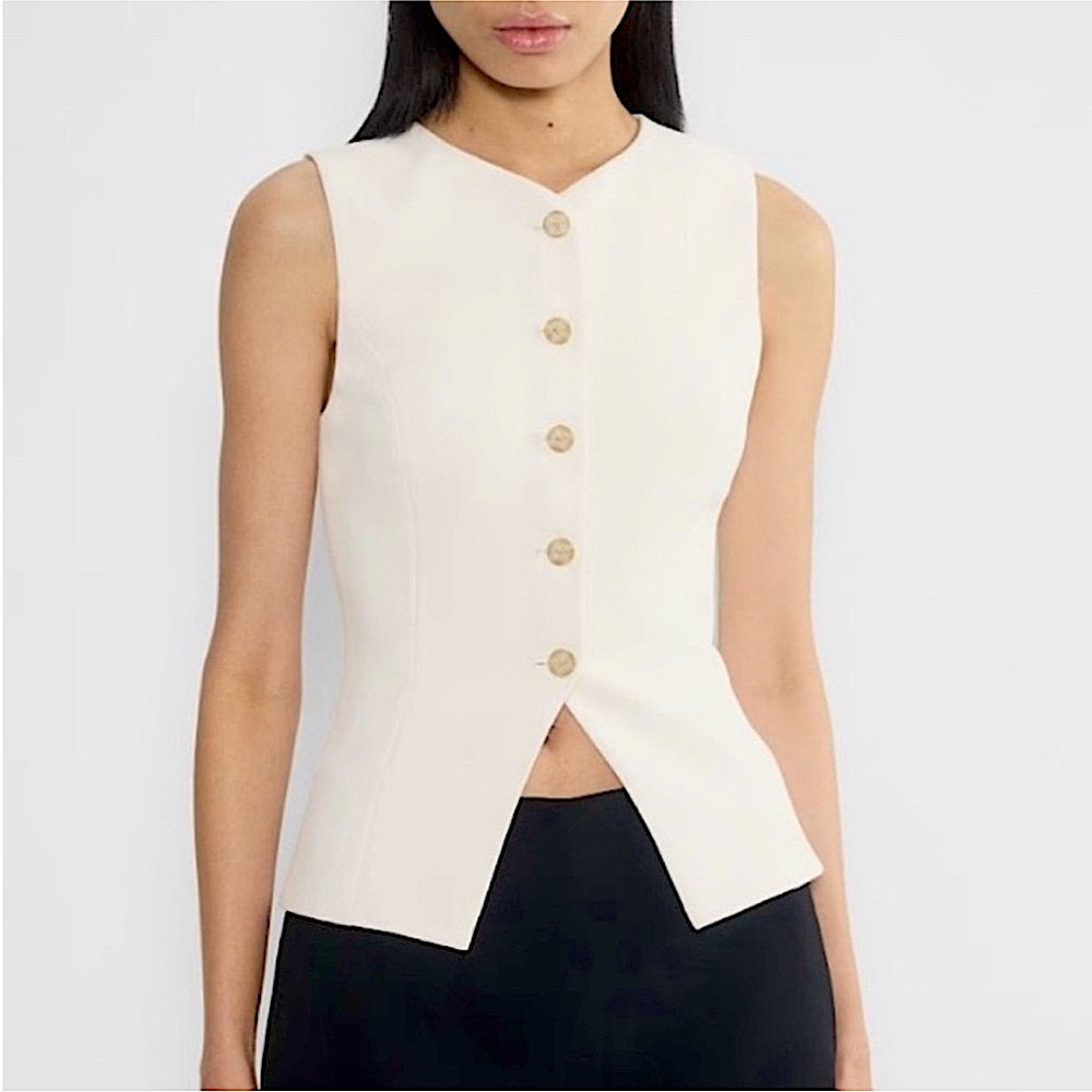 Wilfred | REGAL Linen Vest - Birch